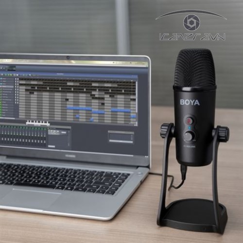 Mic thu âm BY-PM700 cho máy tính, PC để thu âm clip ASRM độ nhạy tiếng cao