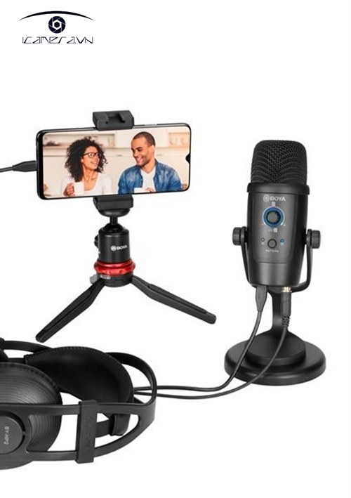 Mic máy tính Boya BY-M500 USB microphone cho PC & điện thoại Android