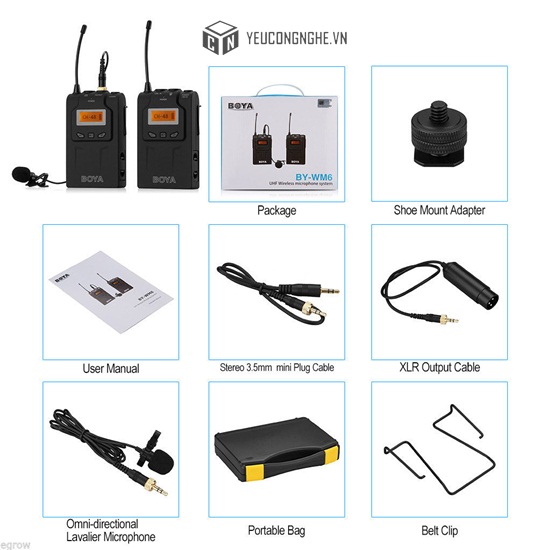 Dây kết nối tín hiệu audio 3.5mm receiver - camera Boya WM6, WM8