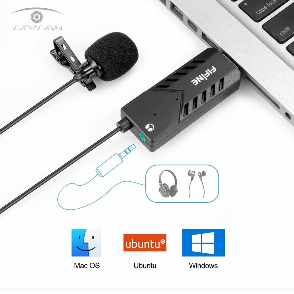 Mic thu âm cho máy tính FIFINE K053 USB 2.0