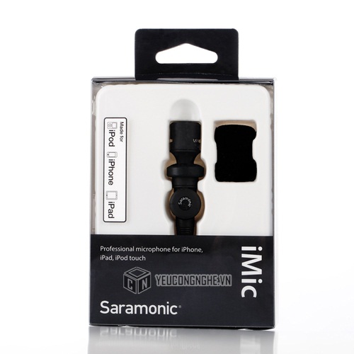 Mic thu âm định hướng cho iPhone, iPad, iPod Touch, Mac Saramonic Smartmic