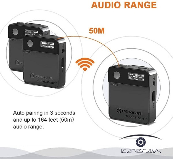 Micro thu âm không dây RELACART MIPASSPORT Mi2