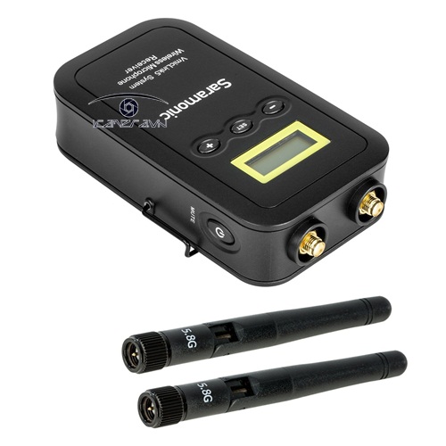 Mic thu âm Saramonic VmicLink5 5.8GHz Wireless Lavalier Microphone 3TX 1RX