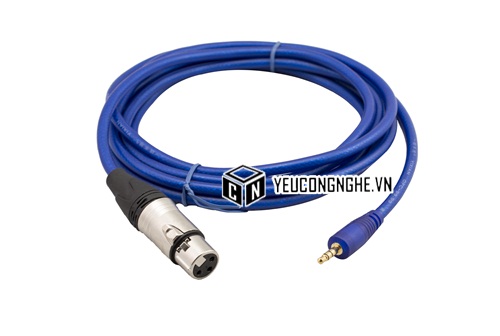 Cáp chuyển đổi đầu mic XLR ra cổng Audio 3.5mm dài 1.8m YX-1372B