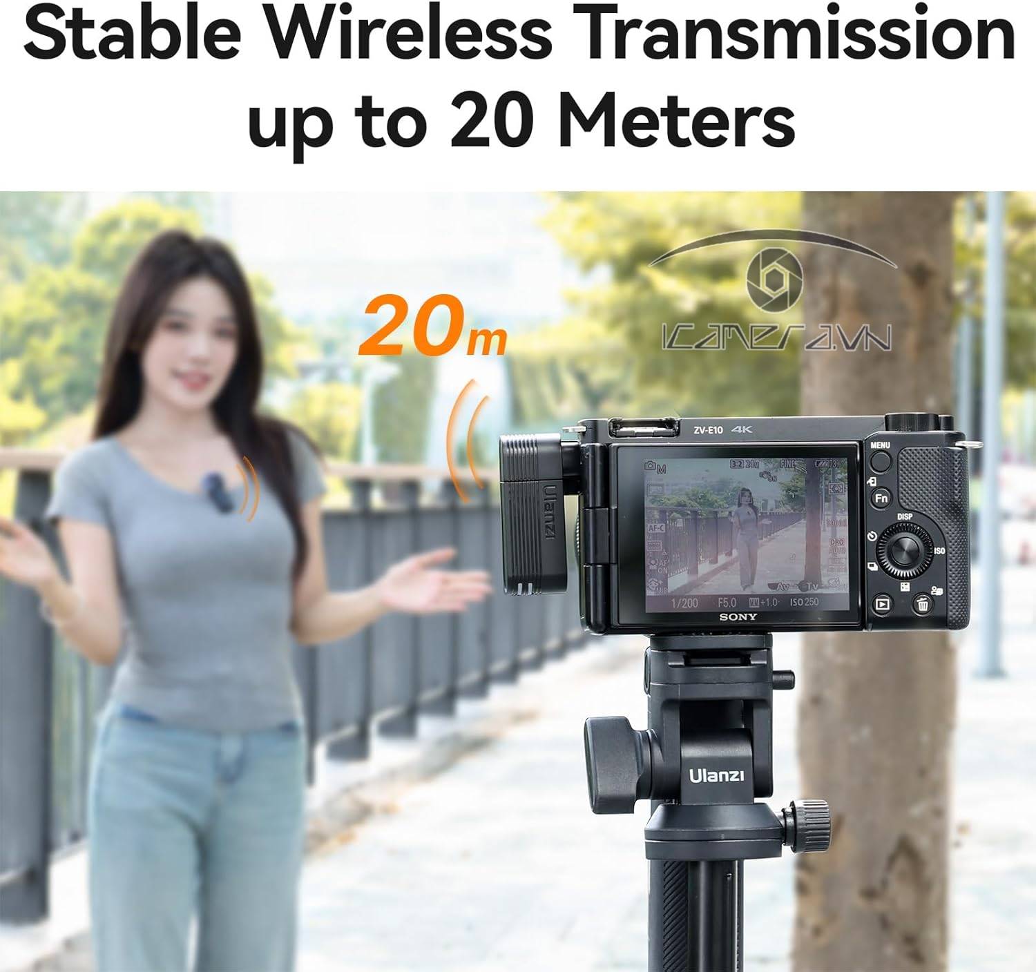 Micro cài áo không dây Ulanzi A100