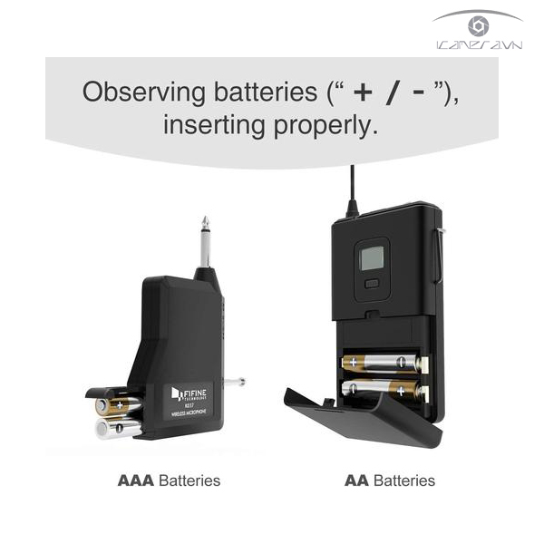 Micro thu âm FIFINE K037B WIRELESS WITH LAPEL MIC AND HEADSET 