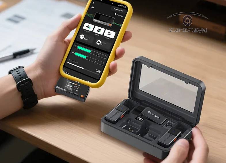 Micro thu âm Saramonic Air siêu nhỏ gọn