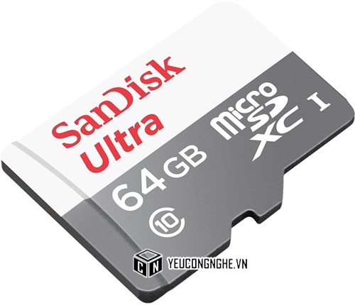 Thẻ Nhớ MicroSDXC Ultra 64GB SanDisk 48MB/s SDSQUNB-064G-GN3MN