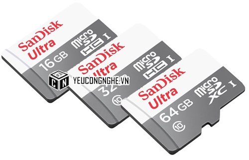 Thẻ Nhớ MicroSDXC Ultra 64GB SanDisk 48MB/s SDSQUNB-064G-GN3MN