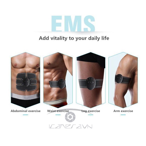 Miếng dán giảm mỡ bụng, massage tăng cơ bắp tay chân Smart Fitness