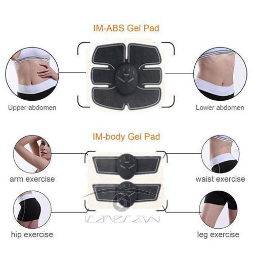 Miếng dán giảm mỡ bụng, massage tăng cơ bắp tay chân Smart Fitness