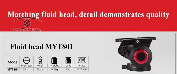 Củ dầu tripod máy ảnh máy quay Miliboo MYT801 