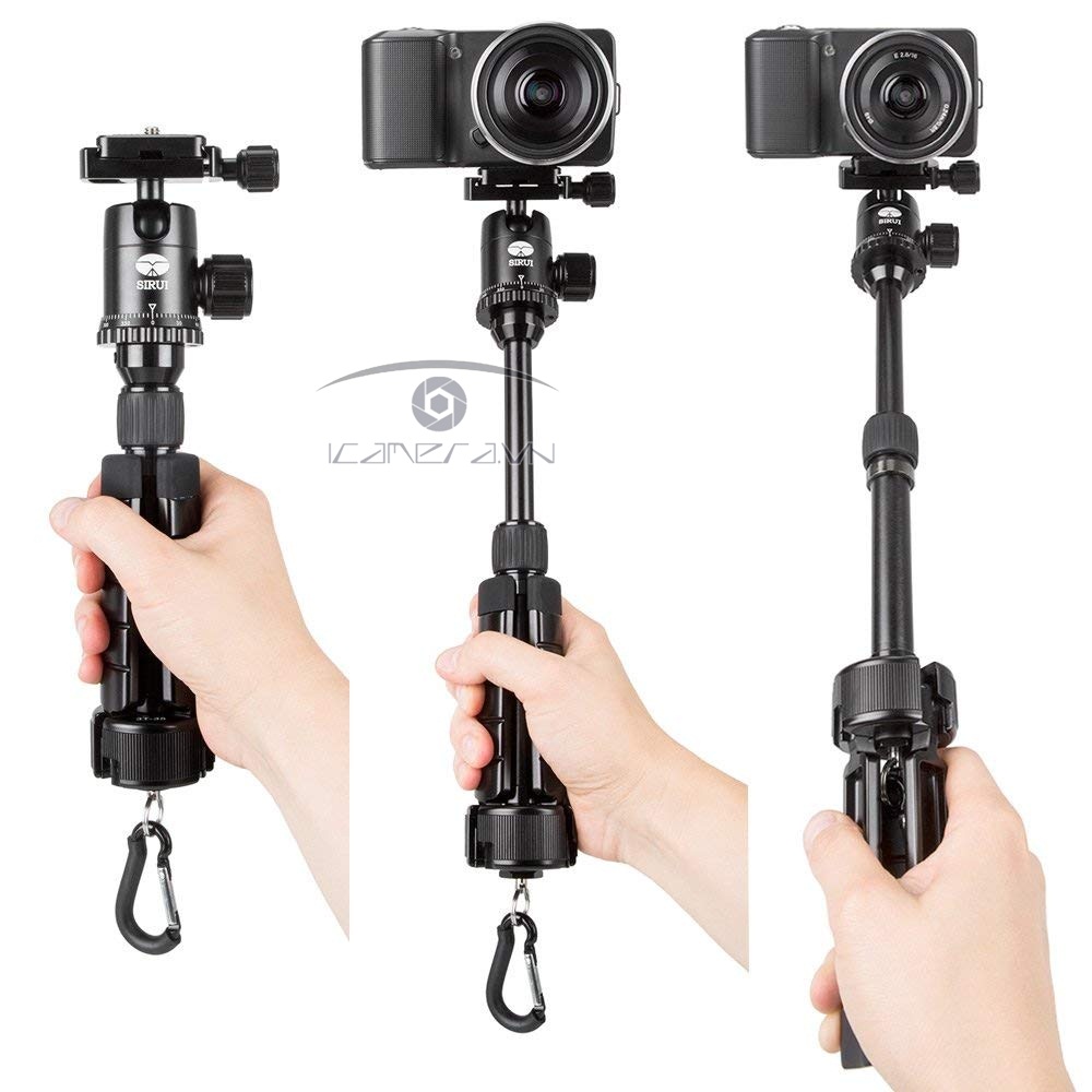 Mini Tripod Sirui 3T-35R cho máy ảnh, máy quay, điện thoại