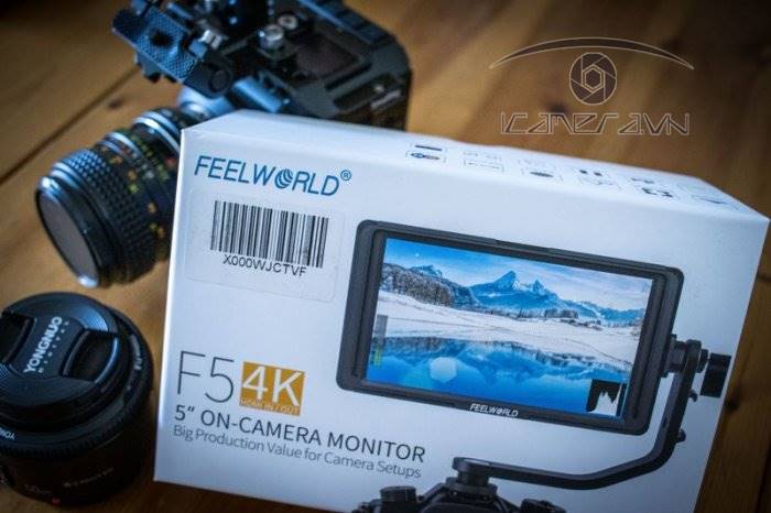  Màn hình monitor FeelWorld F5 5in IPS 4K HDMI out in