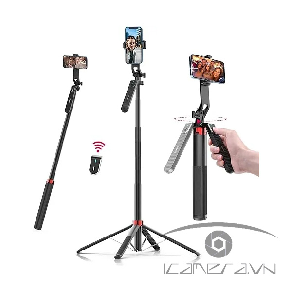  Ulanzi MT-70 Gậy Chụp Ảnh Selfie 3 Chân