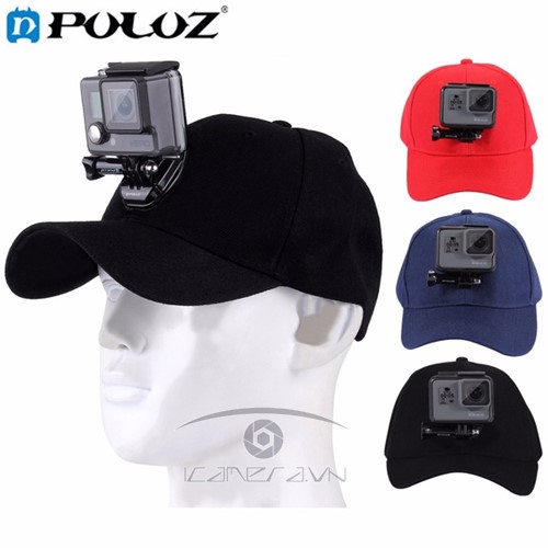 Mũ lưỡi trai gắn Gopro Hero, Action Cam, camera hành trình