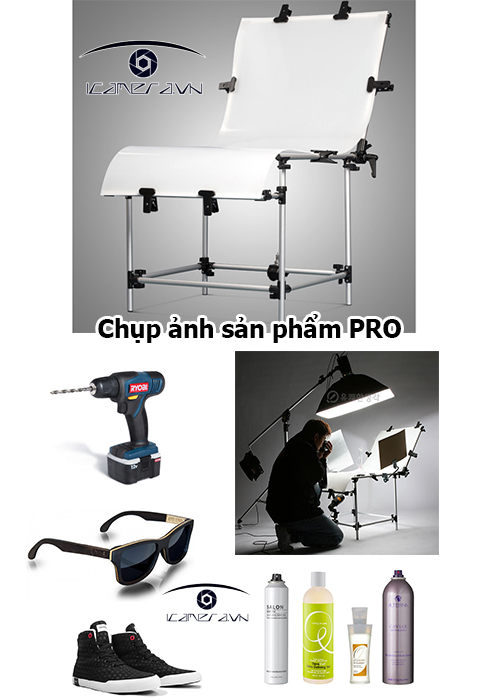 Bàn chụp sản phẩm chuyên nghiệp 60x130cm