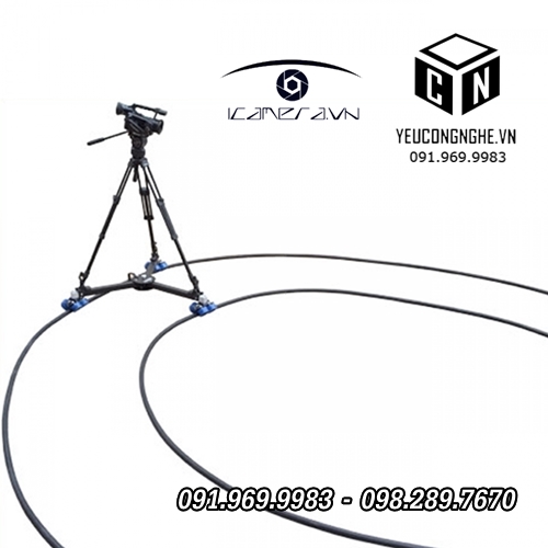 Dolly floor tripod bánh xe lăn hỗ trợ trượt sàn khi quay phim, video clip