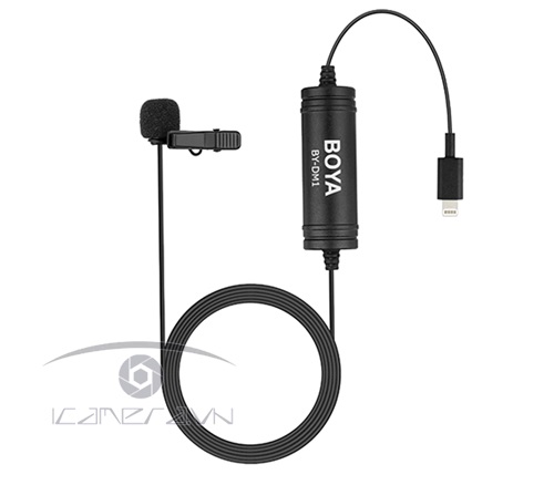 Mic thu âm cổng Lightning cho iPhone iPad dùng iOs Boya BY-DM1