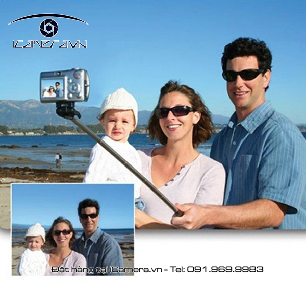 Monopod GoPro Hero -  gậy tự sướng chụp tập thể chuyên nghiệp