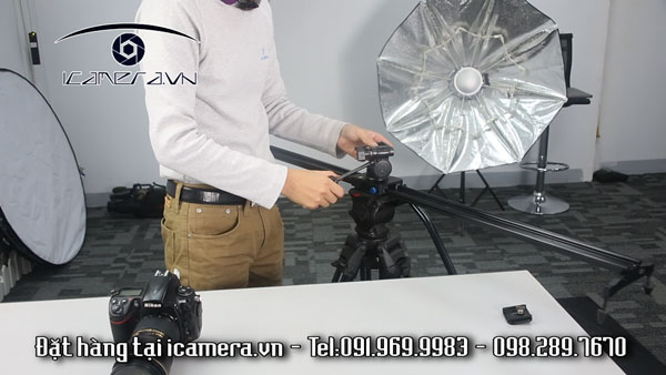 Panhead tay cầm đầu củ gắn tripod cho máy ảnh DSLR, máy quay loại thép PT-108
