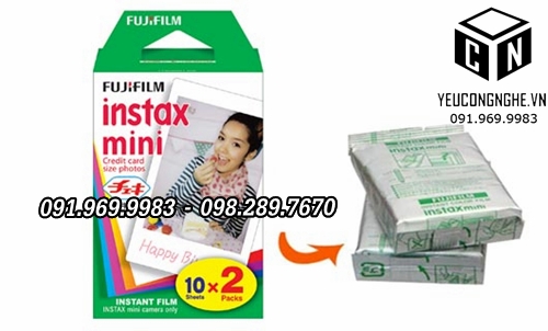 Film cho máy ảnh chụp lấy ngay Instax hộp 20 tấm hình dọc nhỏ