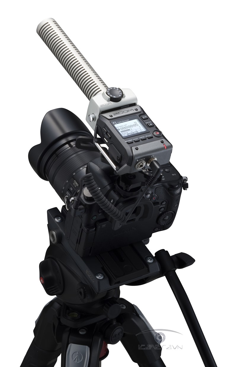 Bộ thu âm Zoom F1-SP kèm mic định hướng phỏng vấn