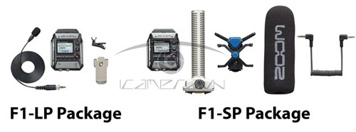 Bộ thu âm Zoom F1-LP kèm mic cài áo cho camera, DSLR quay phim