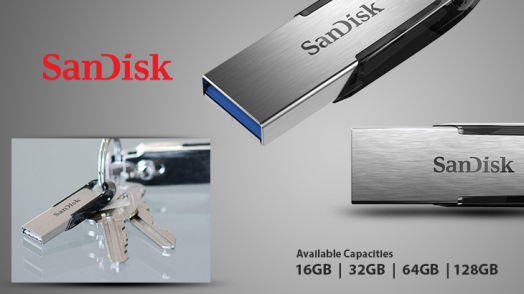 USB 3.0 Sandisk Ultra Flair CZ73 32GB tốc độ cao thân kim loại