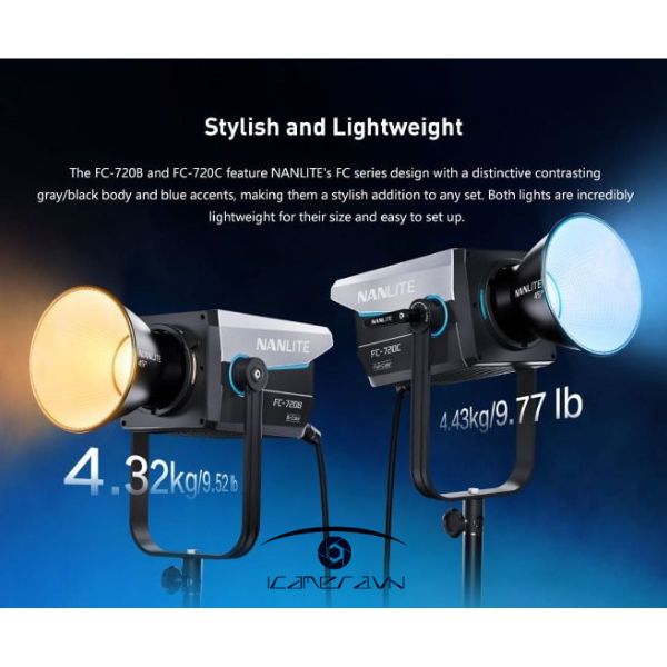 Đèn LED Nanlite FC-720C RGBW Spot Light 720W Chính Hãng