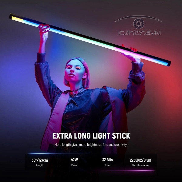 NEEWER TL120C RGB Tube Light with APP/2.4G/DMX Control