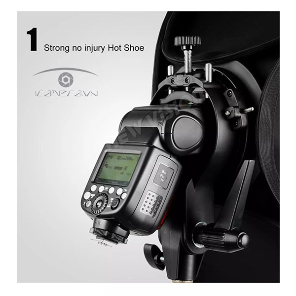 Ngàm bowen Godox S1 đa năng chuyên nghiệp cho đèn Flash Speedlite