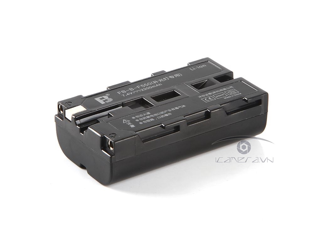 Pin FB NP-F550-B dung lượng 2200mAh sử dụng cho các loại đèn LED quay phim