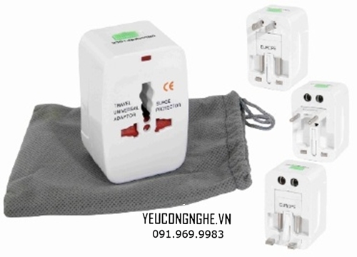 Ổ cắm điện đa năng du lịch universal travel adapter nhiều đầu