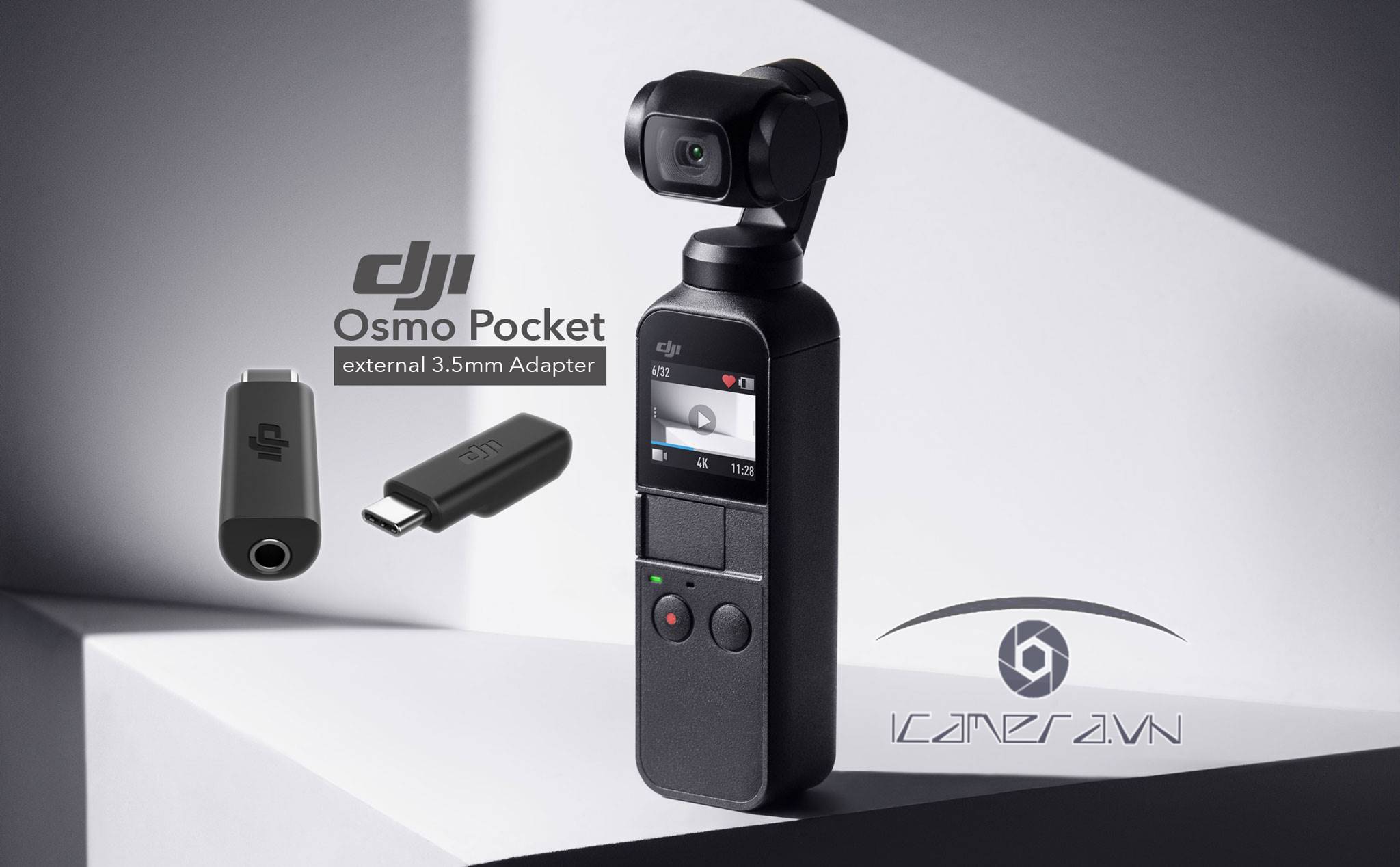 Phụ kiện DJI Osmo Pocket/ Pocket 2 3.5mm Adapter