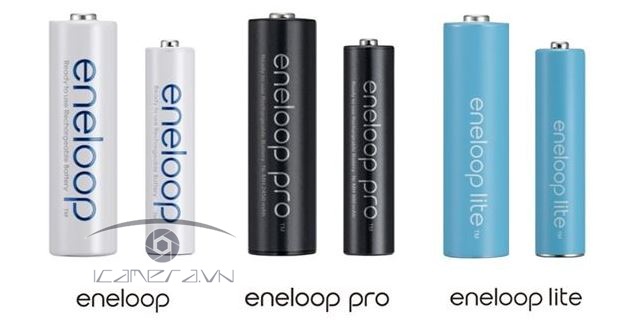 Pin Eneloop BK-4MCCE/2BV cỡ AAA 2000mah vỉ 4 viên màu trắng