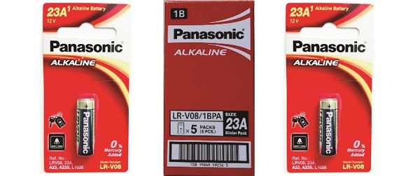 Vỉ 1 viên pin 23A Panasonic Alkaline 12V 