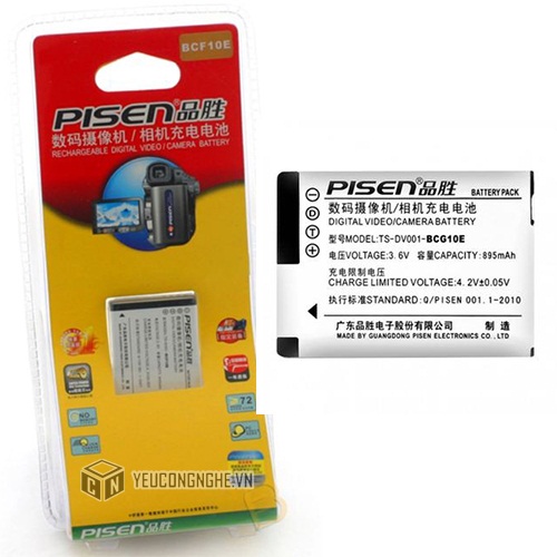 Pin cho máy ảnh Panasonic BCF10E Pisen