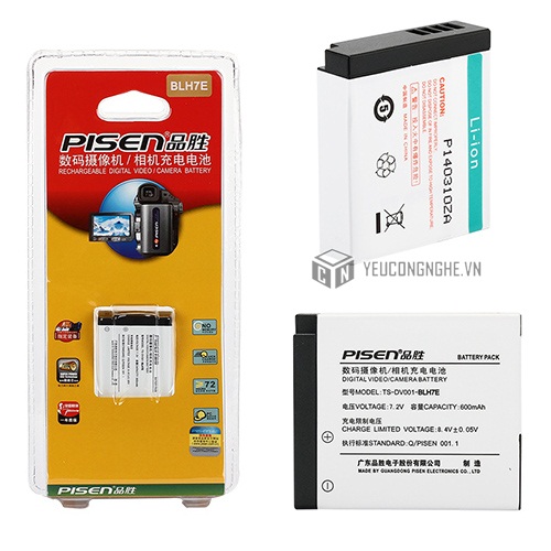 Pin cho máy ảnh Panasonic BLH7E Pisen