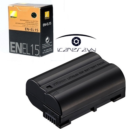 Pin EN-EL15 chất  lượng cho máy ảnh Nikon D7000, D7100, D800, D800E