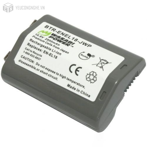 Pin cho máy ảnh Nikon EN-EL18 Wasabi