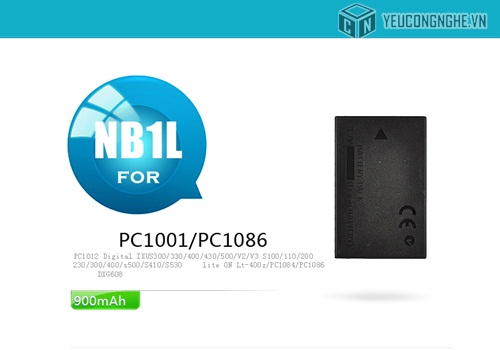Pin sạc cho máy ảnh Canon NB-1L Pisen