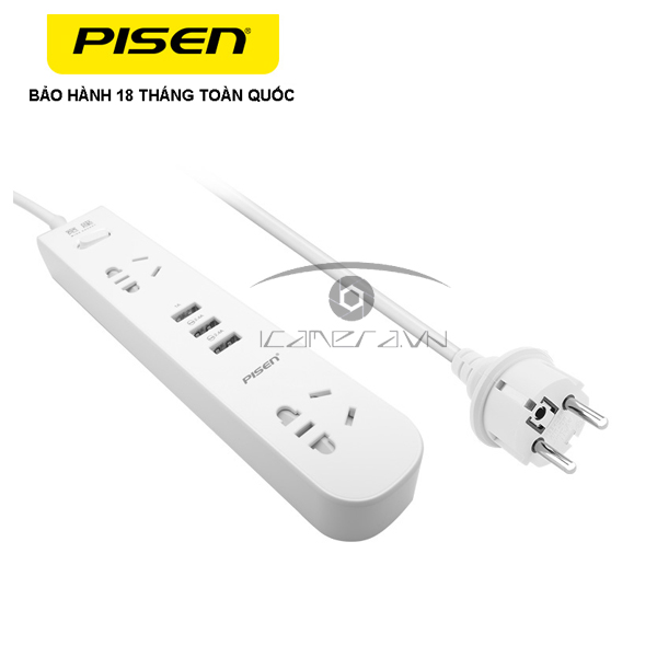 Ổ cắm điện Pisen KY-23(EP) - Ổ cắm điện thông minh, đa năng