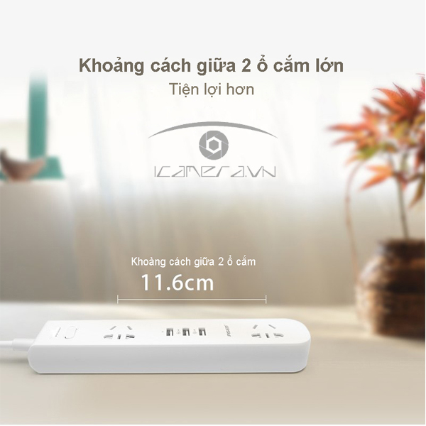 Ổ cắm điện Pisen KY-23(EP) - Ổ cắm điện thông minh, đa năng