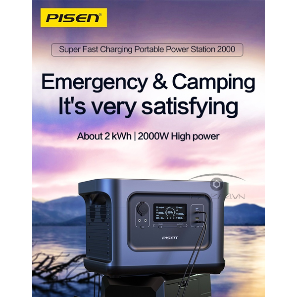 Trạm điện di động - PISEN Super Fast PowerWild 2000W