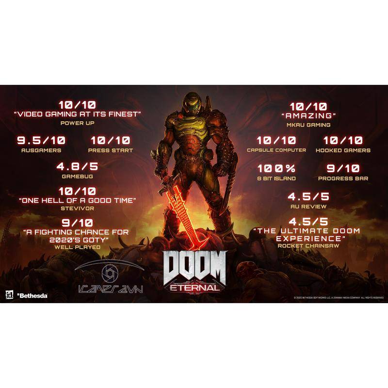 Đĩa games PS4 DOOM Eternal