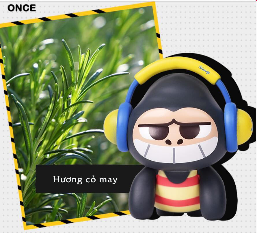 Nước hoa cho xe hơi hình chú khỉ Adoonga ngộ nghĩnh FA-K01