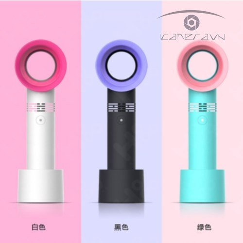 Quạt cầm tay mini không cánh ZERQ9 sẵn hàng tại Hà Nội