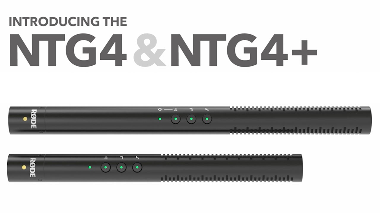 Micro RODE NTG4+ chính hãng dành cho Máy Quay Phim, Micro Phỏng Vấn RODE