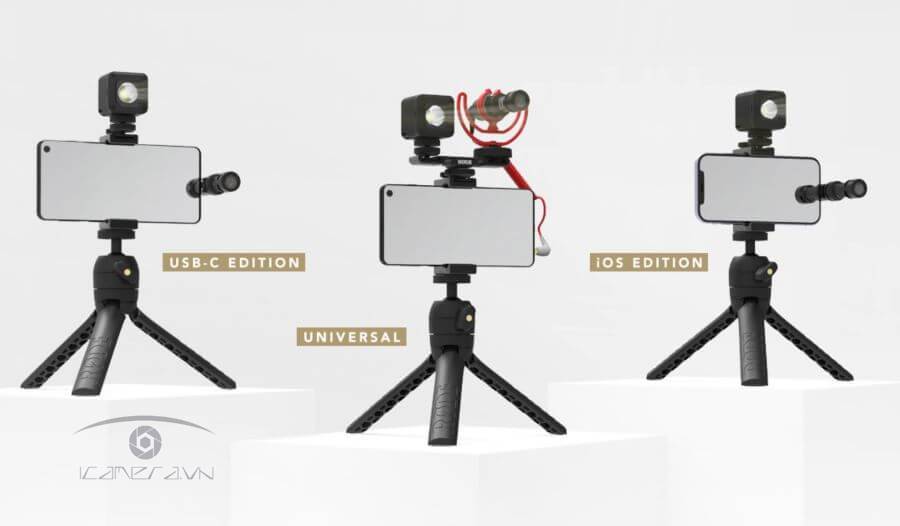 Bộ phụ kiện làm phim cho iPhone RODE iOS Edition Vlogger Kit